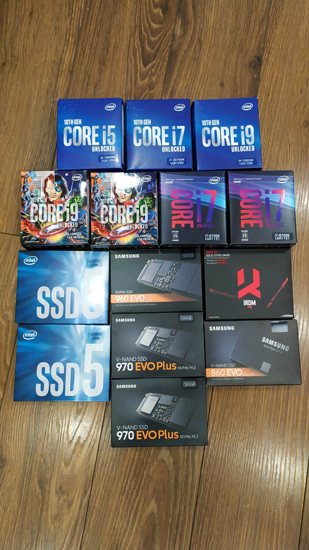 Коробка от SSD накопителей и процессоров