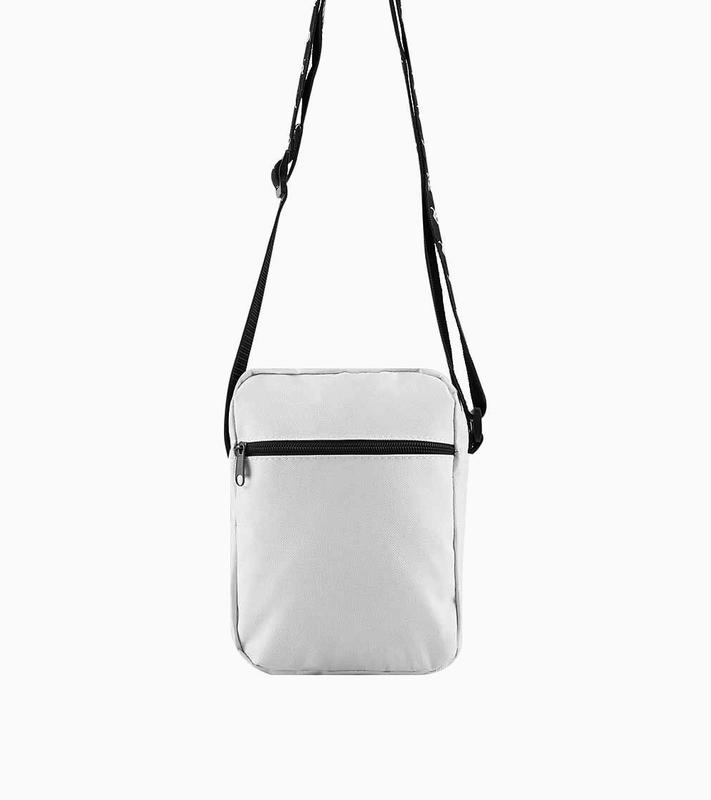 White store messenger bag