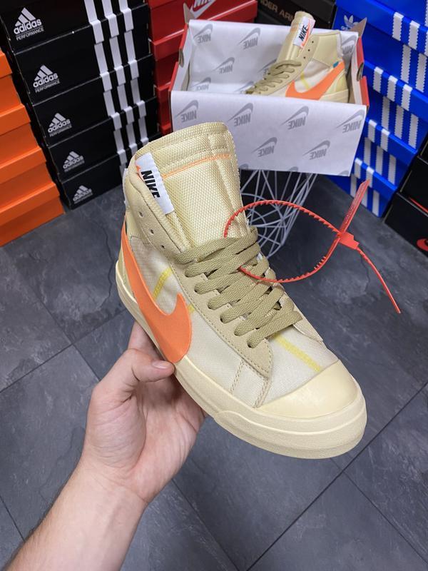 nike blazer off white beige