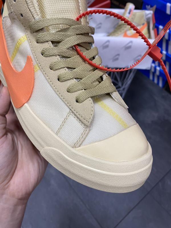nike blazer off white beige