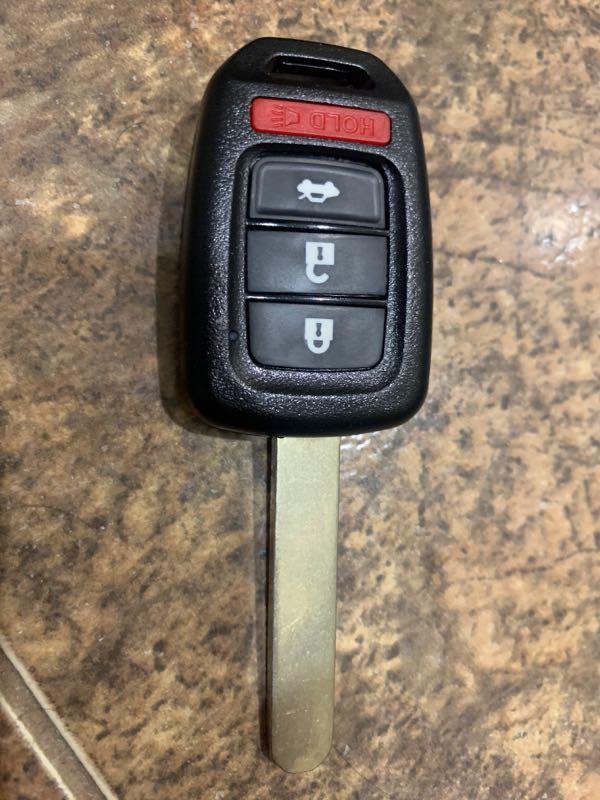 Заготовка ключа 4-й кнопочный для Хонда (жало ключа -G) без начин