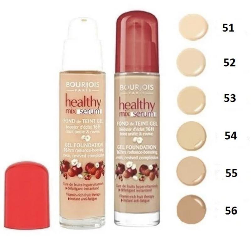 Тональный Крем Bourjois Healthy Mix Serum 30ml 51,52,53,54,55,56 - 100 ...