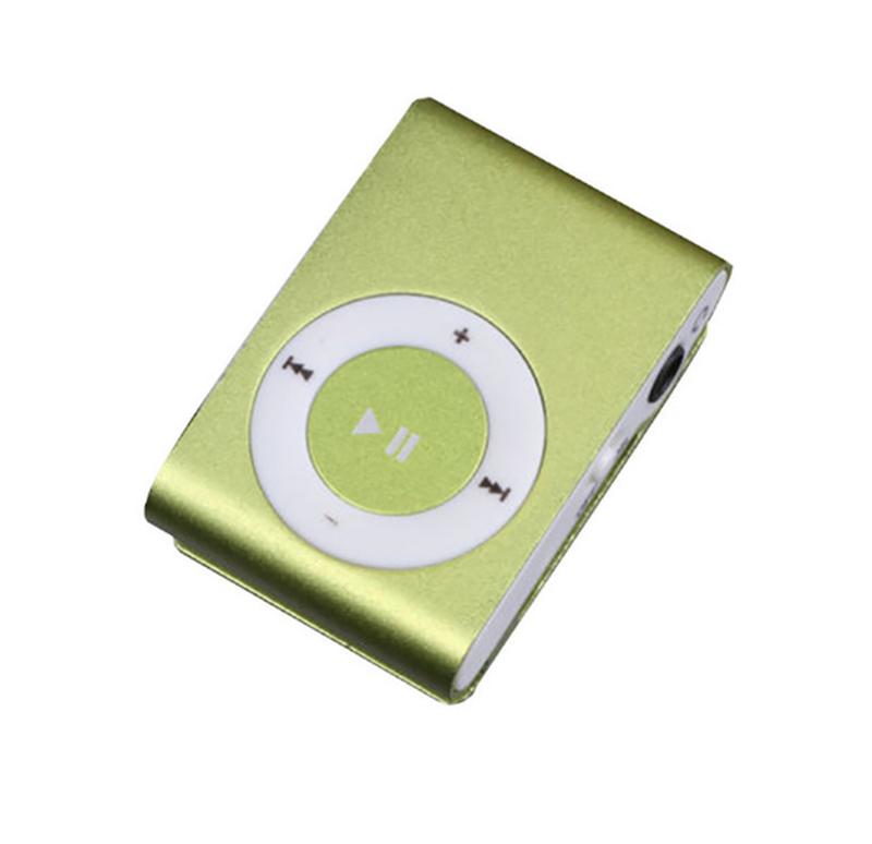 MP3 плеер клипса Aluminum Player TY33195 Зеленый