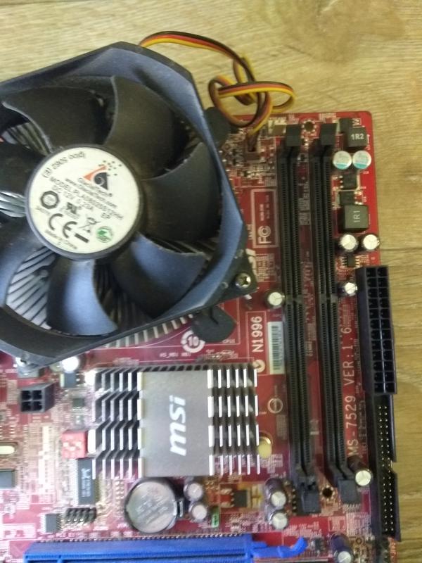 Материнская плата MSI № 1996 ms-7529 Ver 1.6 (LGA775) + процесор - 150 ...