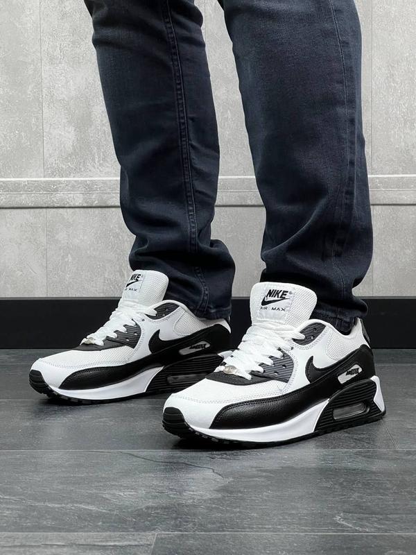 Nike air max 90 white best sale grey black