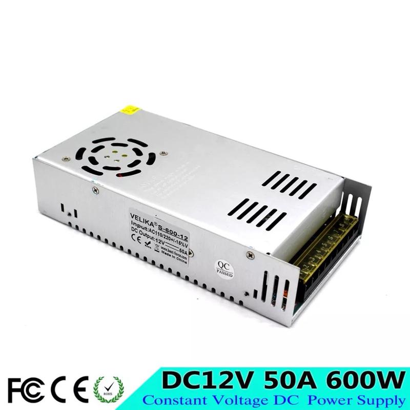 Блок питания 12В 50А 600W Metall: цена 980 грн - купить Стабилизаторы и ...