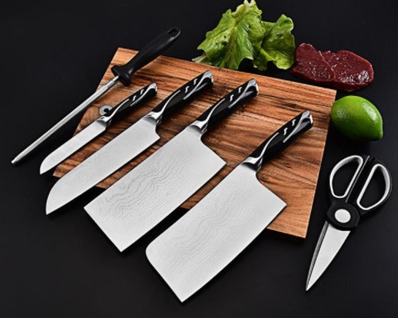 Набор кухонных ножей KFPP Pollux специальная ножевая сталь с к...