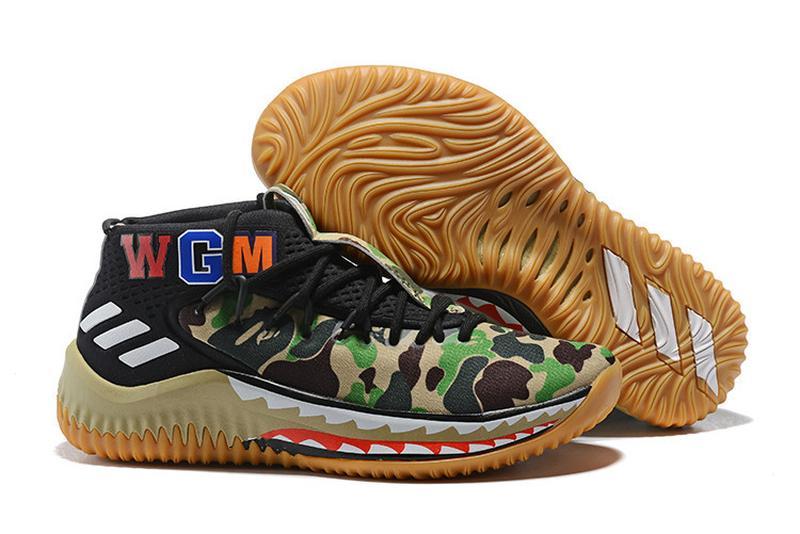 adidas x bape dame 4 camo