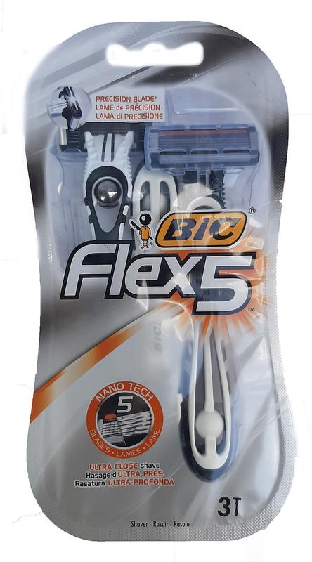 Bic Flex 5 (3 шт) одноразовые станки