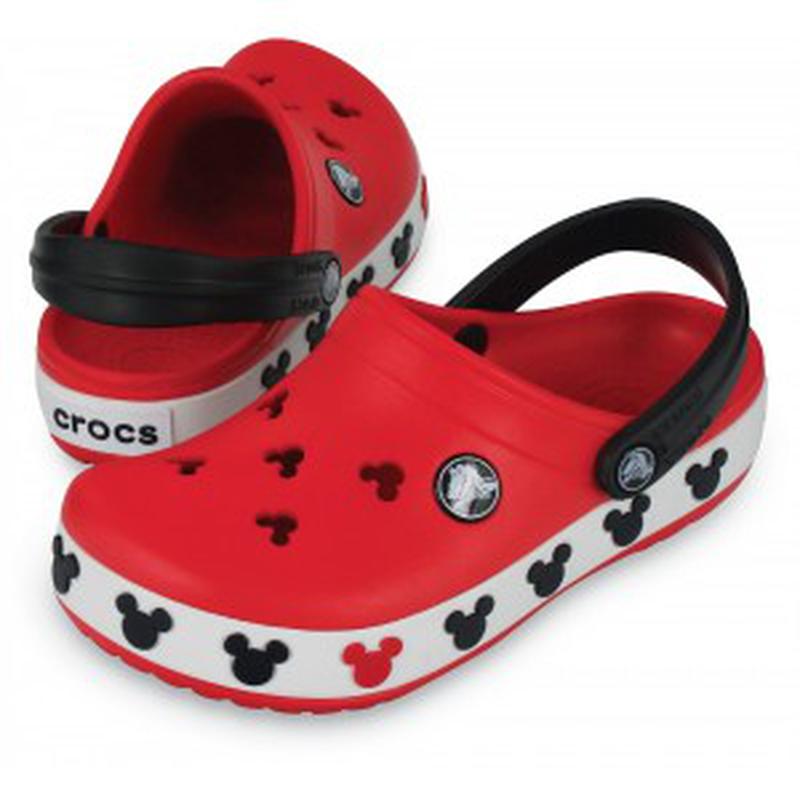 crocs crocband mickey