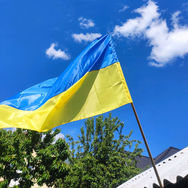 Флаг Украины, ткань болоньевая, прапор України. Киев самовывоз.
