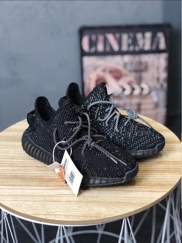 Adidas yeezy boost 350 v2 clearance static reflective triple black venom