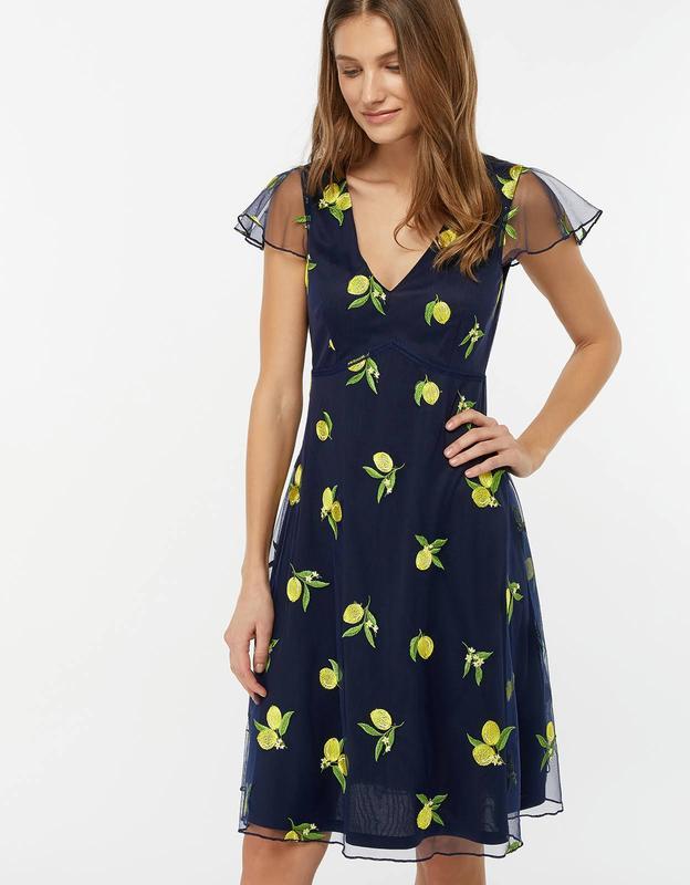 Monsoon store lemon dress