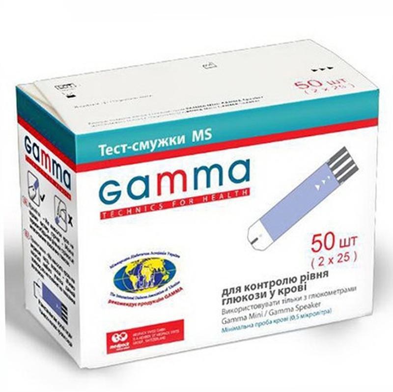 Гамма глюкометр тест-полоски и ланцеты 50шт Гамма мс Gamma ms ... - 535 ...