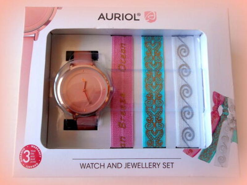 Auriol watch discount and jewellery set