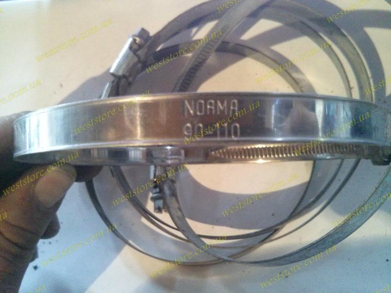 Хомут червячный Norma W2 90-110 мм (нержавеющий)