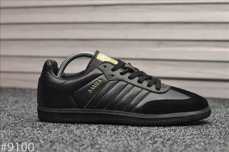 adidas samba triple black