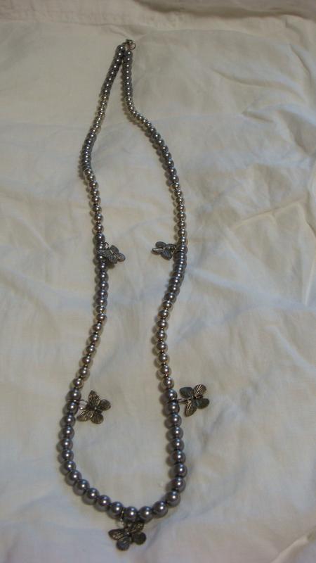 Оригинальные бусы ожерелье с бабочками этно бохо стиль америка...