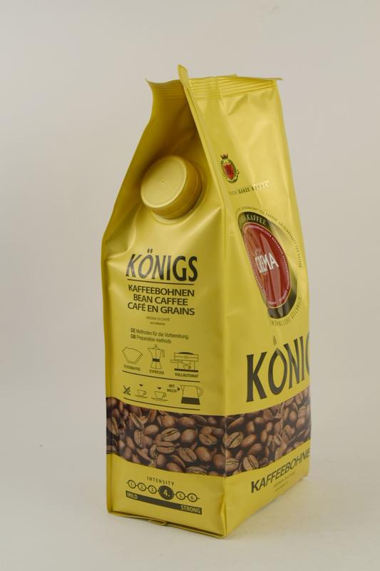Кофе в зернах Konigs Kaffee Crema 1 кг (Германия): цена 360 грн ...
