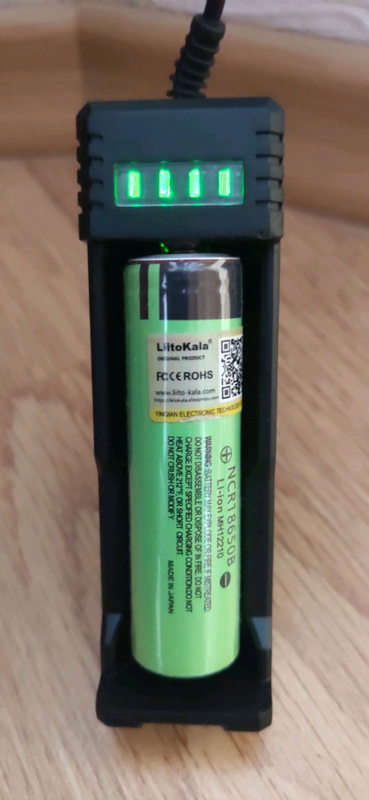 Зарядное устройство на 1 LI-ion аккумуляторов 18650: цена 98 грн ...