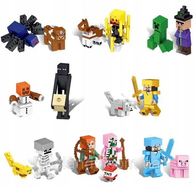 Фигурки человечки майнкрафт Minecraft для лего lego: цена 600 грн ...