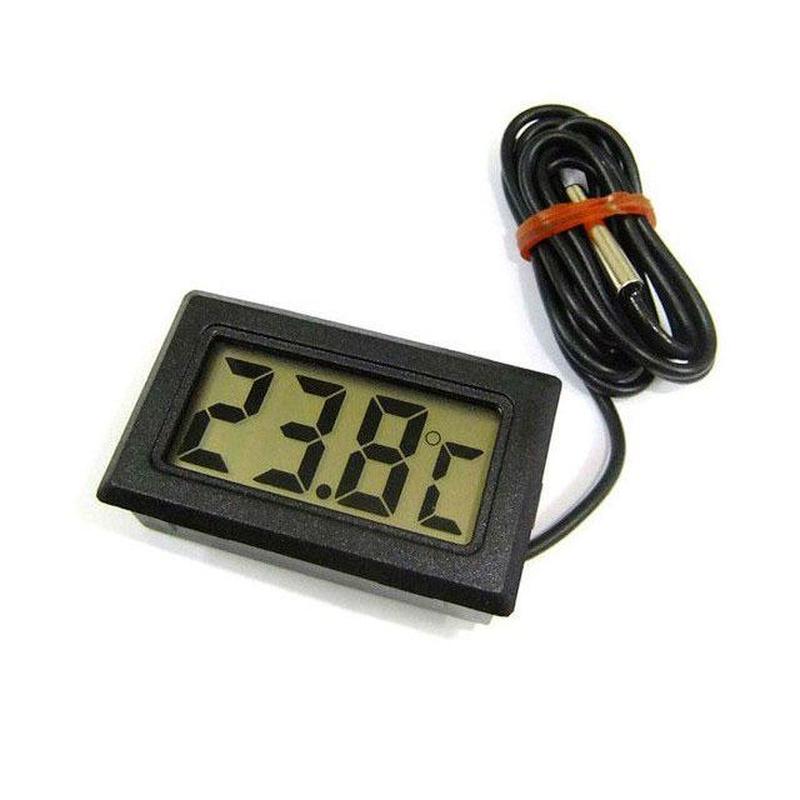 Цифровой термометр с выносным датчиком 48x28.6x15 мм, электрон...