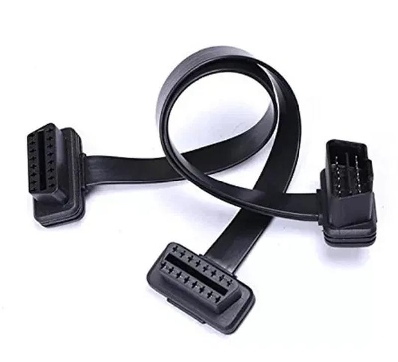 Кабель подовжувач 30 см розгалужувач OBD2 ОБД 16-pin — тато на...: ціна ...