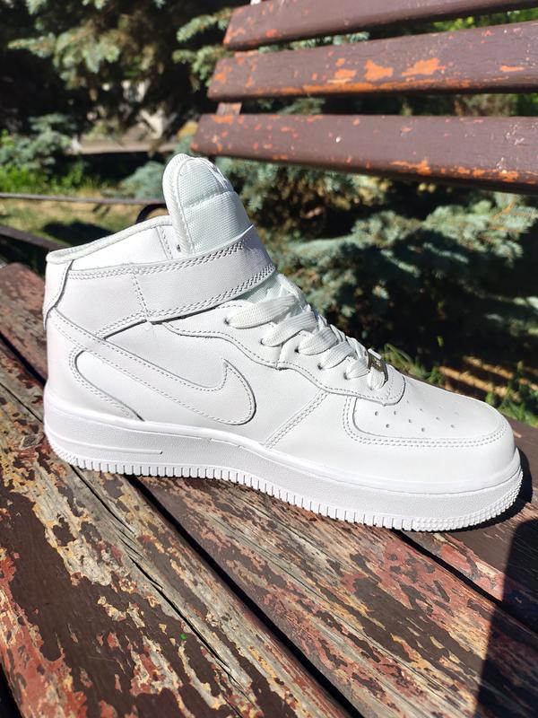 air force 1 mid all white