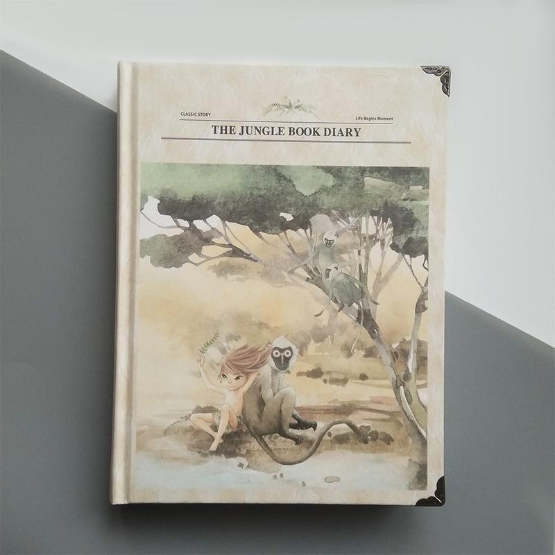 Блокнот книга джунглей, маугли и обезьяна (арт.2222)