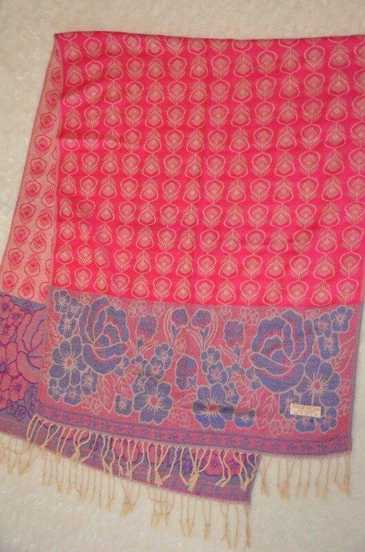 Кашемировый шарф палантин pashmina
