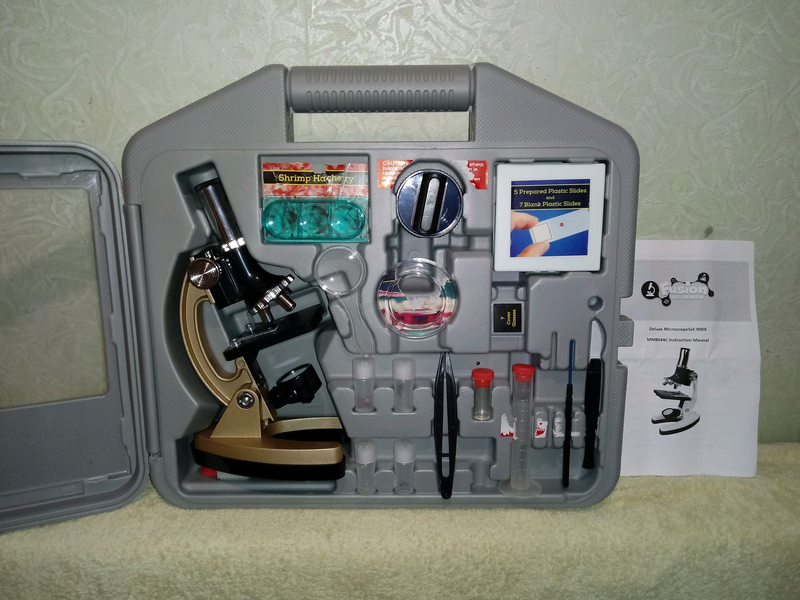 fusion science deluxe microscope set