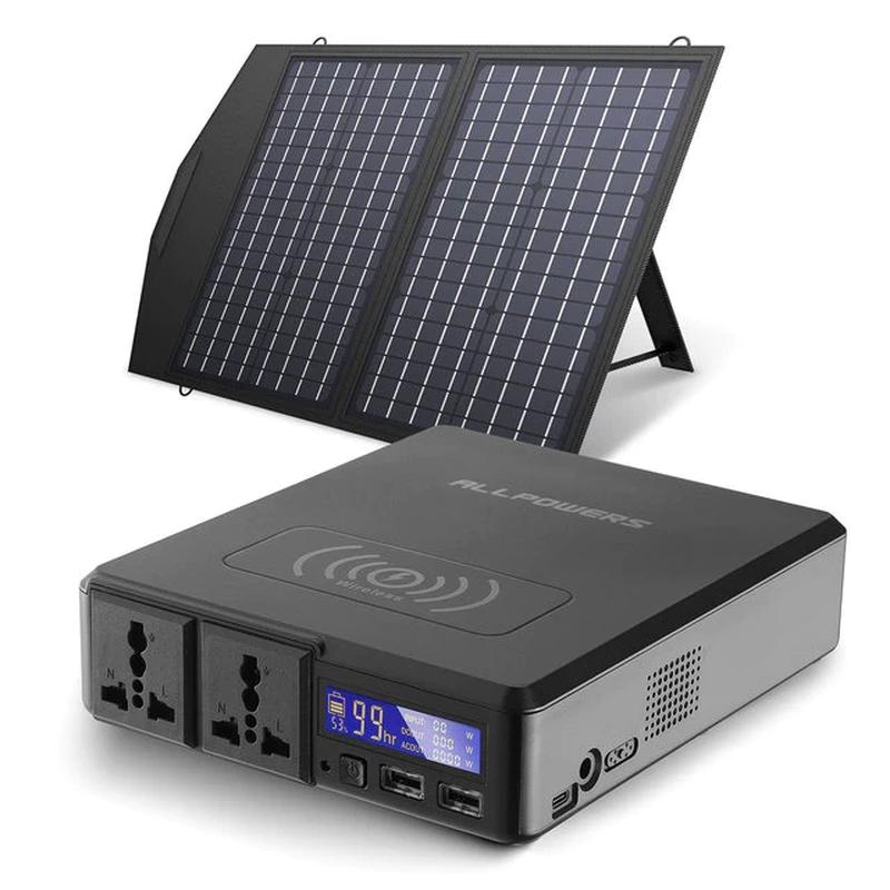 Зарядная станция AllPowers 200W + Солнечная батарея - "панель ...
