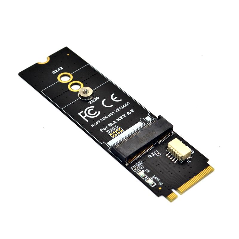Переходник конвертер M.2 NGFF (key A+E) на M.2 NGFF PCI-e (key M): цена ...