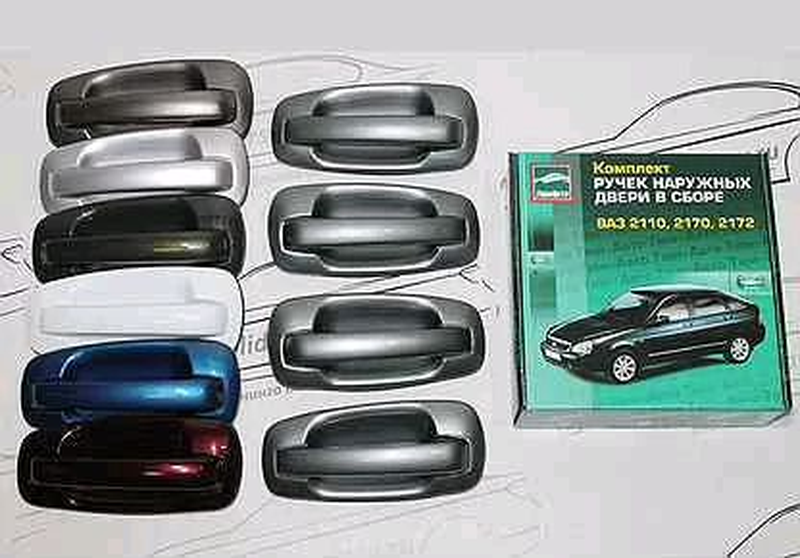 Тюнинг ручки дверей приора - фото