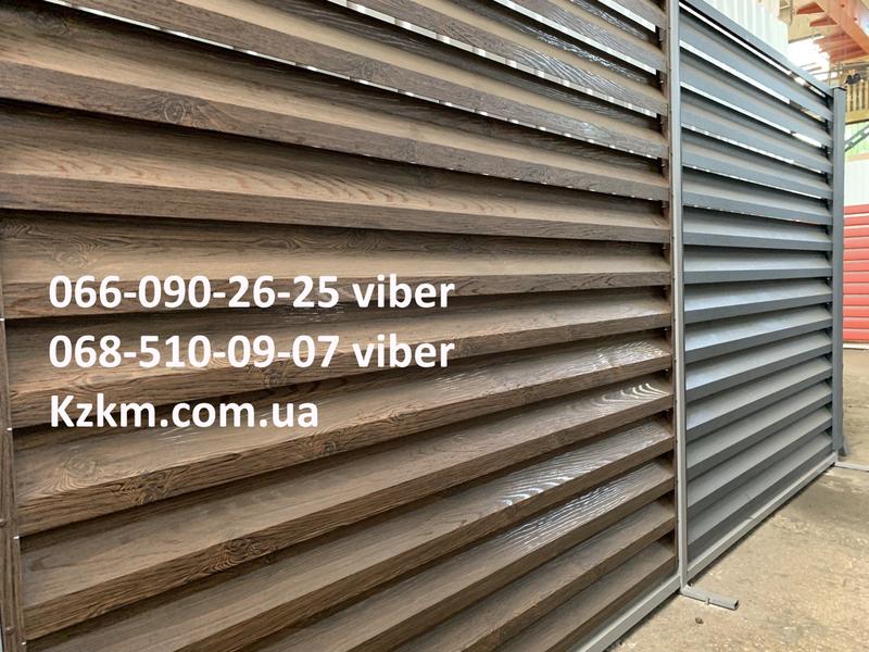 Забор жалюзи из профнастила, ламели, штакетник от завода за 1 де - 699 ...