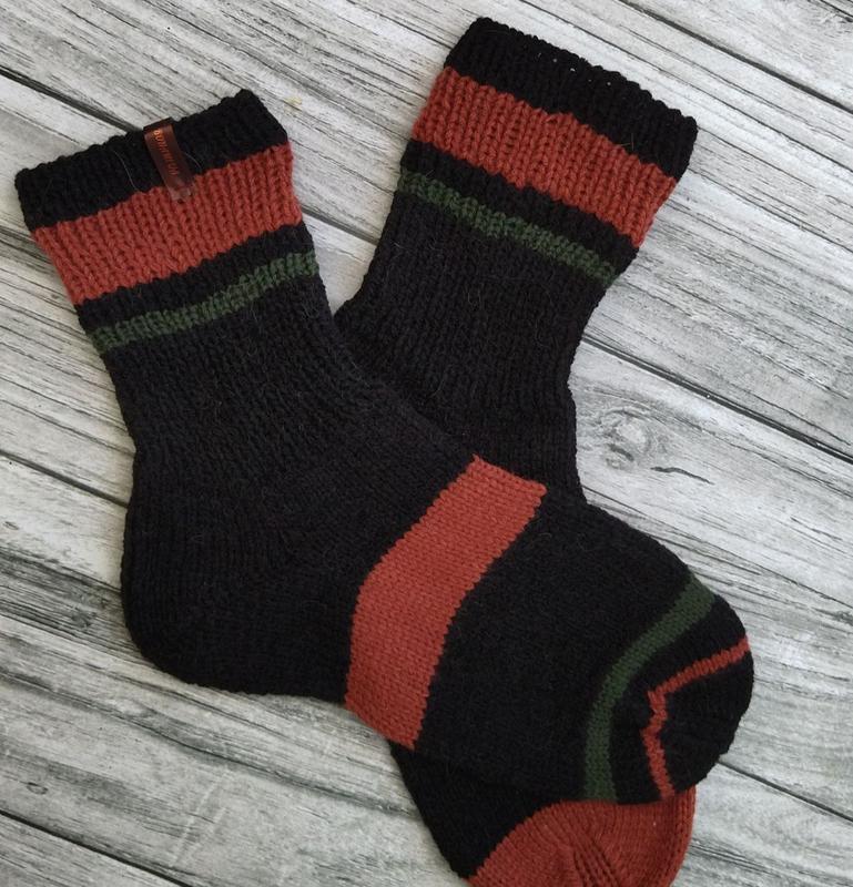 Мужские вязаные носки - шерстяные носки - подарок мужчине - 41...
