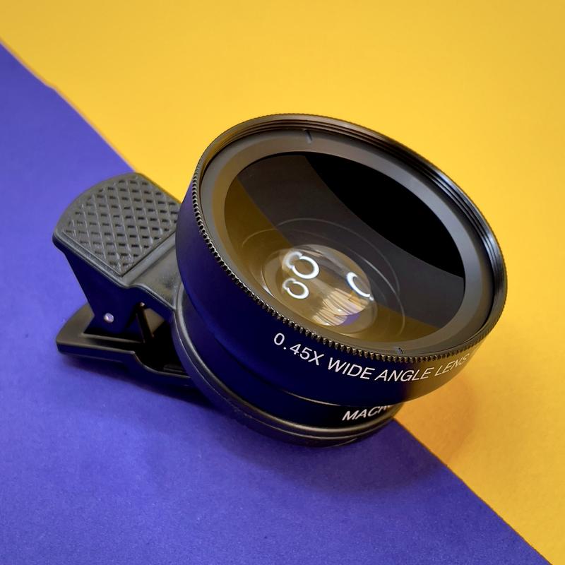 Универсальная 0.45Х широкоугольная + 12.5Х макро линза на телефон: цена ...