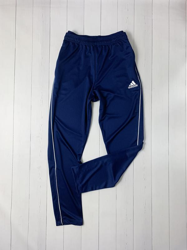 Мужские синие спортивные футбольные штаны спортивки adidas ади ...