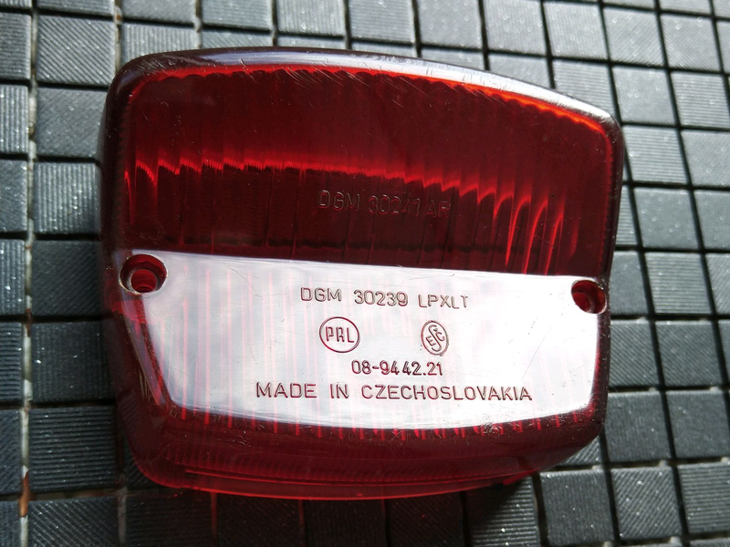 Стекло стопа (стоп-сигнал) фонарь на мотоцикл Ява 634 б/у: цена 450 грн ...