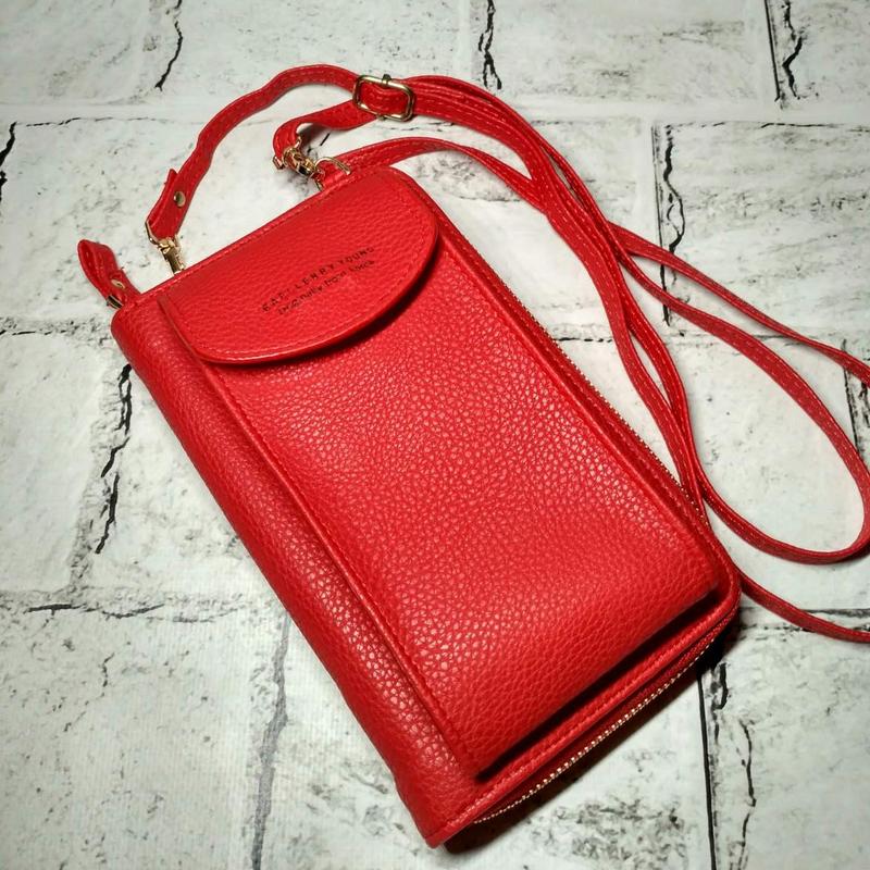 Женский кошелек сумка Baellerry, красный