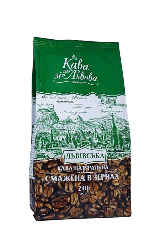 Кофе Кава зі Львова Львівська в зернах 240г - 107 ₴, купить на ИЗИ ...