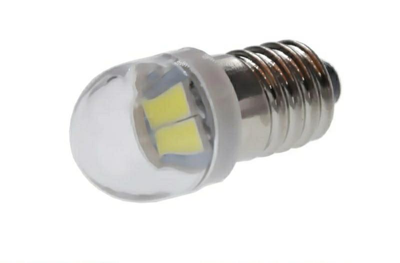 LED лампочка для фонарика Е10 3V 6000K холодный свет: цена 149 грн ...