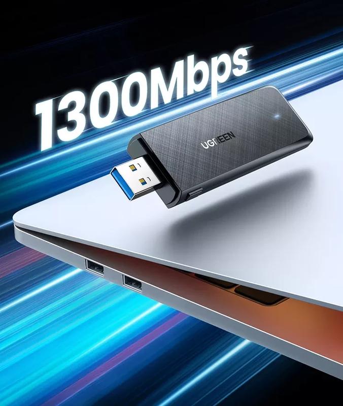 UGREEN AC1300 CM492 двухдиапазонный WiFi AC адаптер USB3.0 130...: цена ...