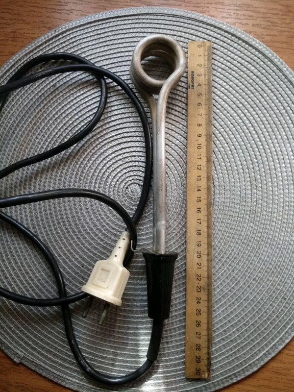 Кипятильник большой, на 1000Вт, 220V, из СССР. - купить недорого б/у на ...
