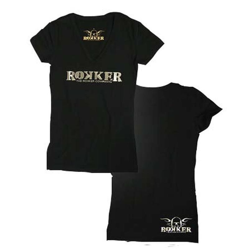 Женская байкерская футболка rokker original warson king kerosi...