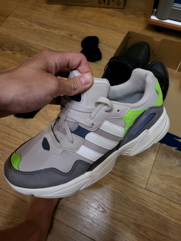 adidas yung-96 off white solar green