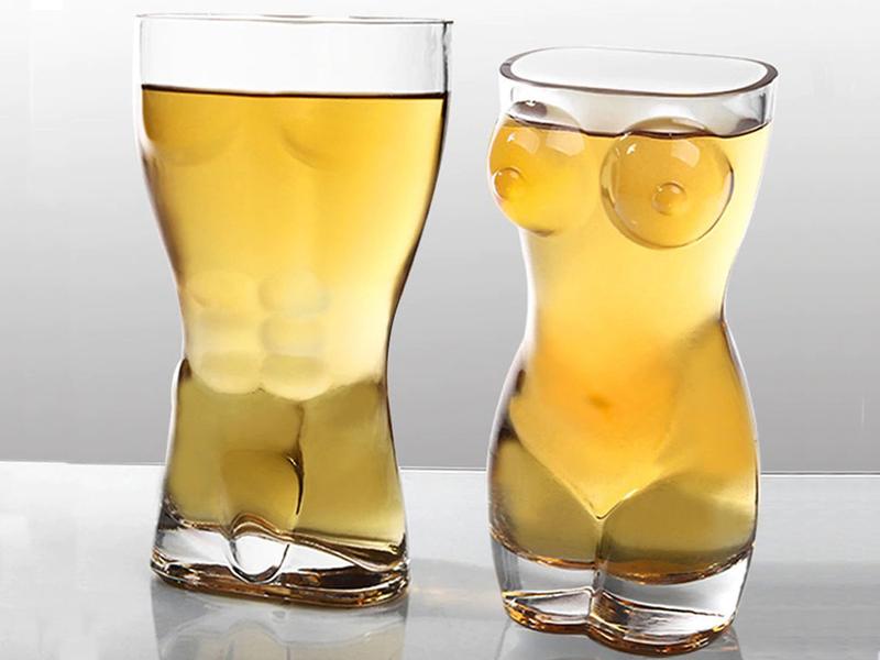 Стакан у вигляді Груди зі скла 60 мл - 440 грн, купити на ІЗІ (66980173)