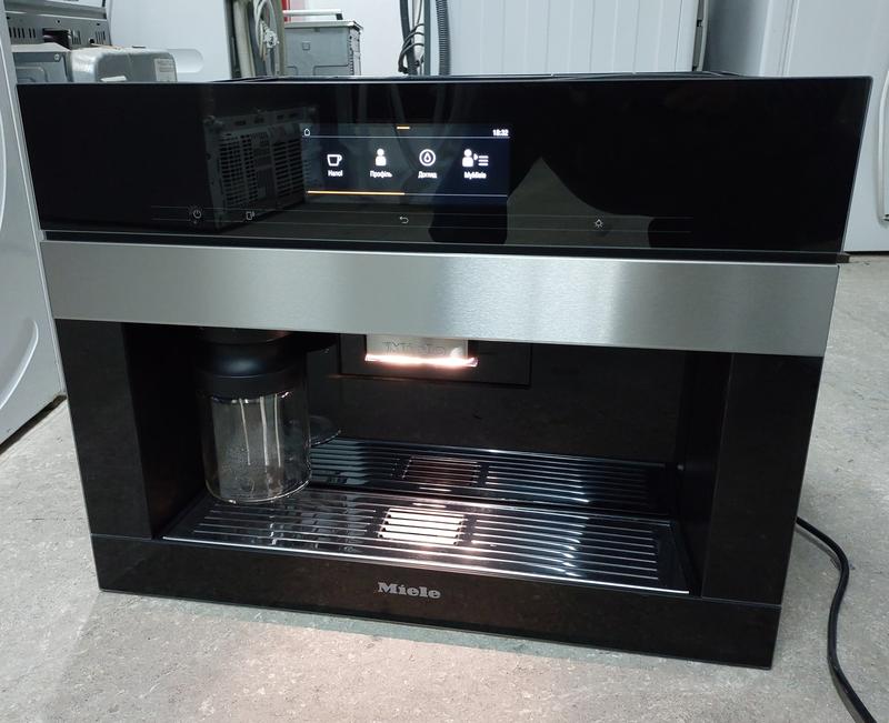 Кофемашина автоматическая встраиваемая Миле Miele CVA 7845 черная ...