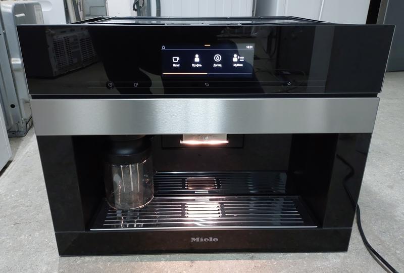 Кофемашина автоматическая встраиваемая Миле Miele CVA 7845 черная ...