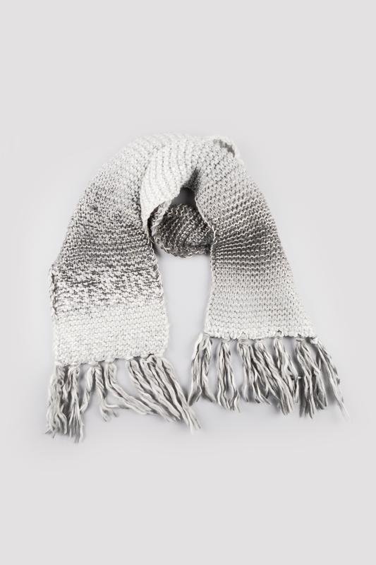 Kr-1450202 шарф серый блеск one size